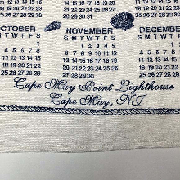 Cape May Point New Jersey Linen 2005 Calendar - Picture 5 of 8